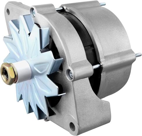 Heavy Duty Alternator Compatible with Thermo King APU TriPac TK270 / Yanmar 2TNV70 Engine - Replaces AMA0002 400-42005 1E32216G02-65 Amp 12V CCW External Fan (No Pulley) in Kuwait