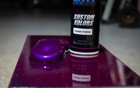 RTS (Ready to Spray) - 2oz Cosmic Purple Basecoat Paint 1:1 Mix Ratio | Professional-Grade Automotive Paint with High Gloss Finish - Polyurethane in Saudi Arabia