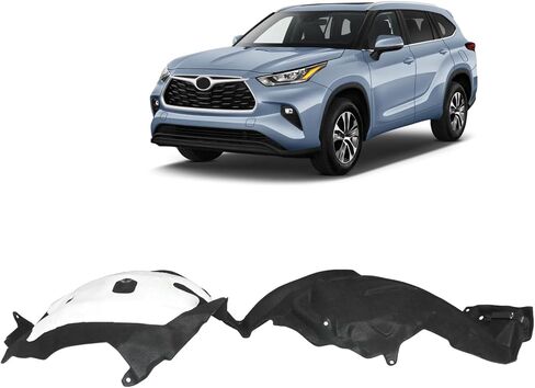 PENSUN Front Fender Liners Left Driver Side Fit for Toyota Highlander 2020 2021 2022 2023 2024 in Kuwait