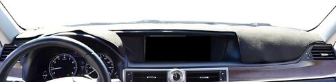 WellVisors Black Suede Dash Mat Dashboard Cover Compatible with Lexus 2013-2020 GS350 2016-2017 GS200T 2018-2019 GS300 3-777LX015 in Kuwait