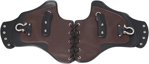 Motorcycle Universal Heat Saddle Shield Deflectors PU Leather Compatible with Touring Softail Dyna Sportster XL (Color : Brown) in Saudi Arabia
