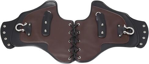 Motorcycle Universal Heat Saddle Shield Deflectors PU Leather Compatible with Touring Softail Dyna Sportster XL (Color : Brown) in Saudi Arabia