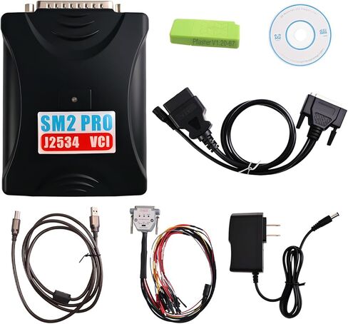 for SM2 PRO J2534 Update Version V2.21.22 ECU Programmer Read Write 67 in 1 OBD2 Diagnostic Tool Full Engineer with Bench Mode (US Standard with Cables) in Saudi Arabia