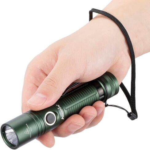 ALONEFIRE H60 مصباح يدوي LED 1800 لومن عالي السطوع USB C قابل لإعادة الشحن 6 أوضاع قابلة للتعديل ضوء فلاش مقاوم للماء مع البطارية، حبل للتخييم في حالات الطوارئ والمشي لمسافات طويلة في المنزل (أخضر) in Saudi Arabia