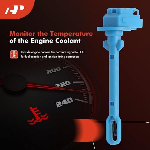 A-Premium Engine Coolant Temperature Sensor [2 Pins] Compatible with Ford Escape 2013-2017, Focus 2012-2018, Fiesta 2011-2019, C-Max CMax 2013-2018, Transit Connect 2014-2018 & Lincoln MKC 2015-2019 in Kuwait