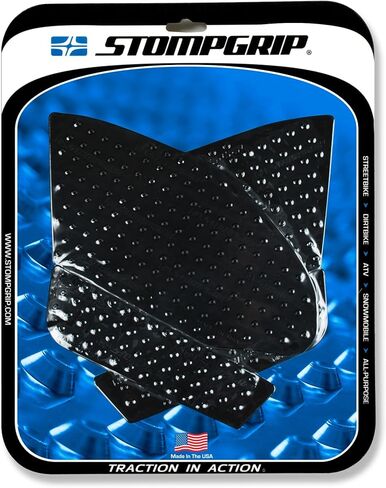 Stompgrip Motorcycle Traction Pads - STREET BIKE TANK GRIPS - VOLCANO - 0143 (Black) in Kuwait