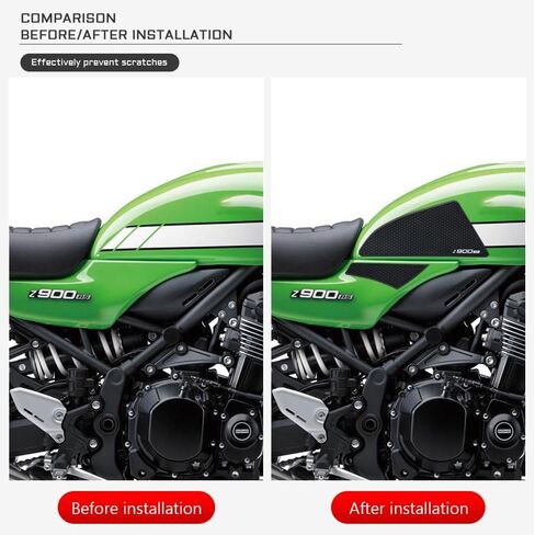 New for Kawasaki Z900RS z900 rs 2025 2018-2023 2024 Motorcycle Accessories Side Fuel Tank pad Tank Pads Protector Stickers Decal Gas Knee Grip Traction Pad Z900RS Tankpad in Saudi Arabia