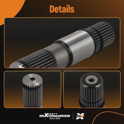 maXpeedingrods Front CV Intermediate Shaft for Dodge Ram 1500 2002-2010, Ram 1500 2011, Dakota 2000-2011, Durango 2000-2009, Chrysler Aspen 2007, 4WD, Left Driver Side Replace# 52069711AC, 52069887AB in Kuwait