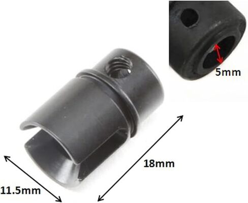 2 Pcs Center Drive Coupler, RC Joint Drive Cup Stable Powerful RC Vehicle Scale Accessories for LOSI 1/10 Tenacity Pro 4WD Brushless SCT RC Car in Kuwait