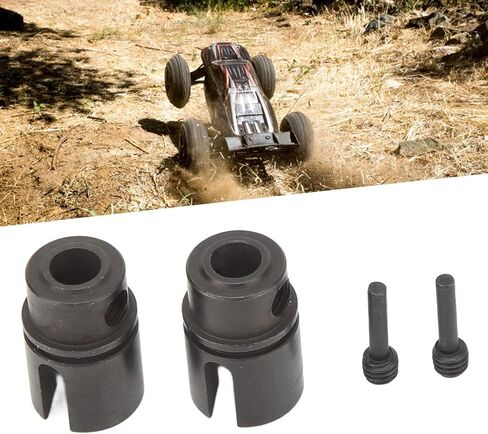 2 Pcs Center Drive Coupler, RC Joint Drive Cup Stable Powerful RC Vehicle Scale Accessories for LOSI 1/10 Tenacity Pro 4WD Brushless SCT RC Car in Kuwait