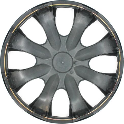 غطاء Hubcap باللون الفضي قطعة واحدة (1) متوافقة مع عجلة تويوتا كورولا 15 بوصة من الفولاذ المصنع 2009 2010 2011 2012 2013 in Kuwait