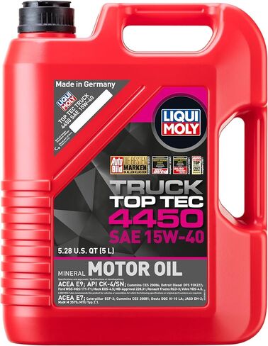 Liqui Moly Top Tec Truck 4450 SAE 15W-40 | 5 L | Motor Oil | SKU: 22038 in Kuwait
