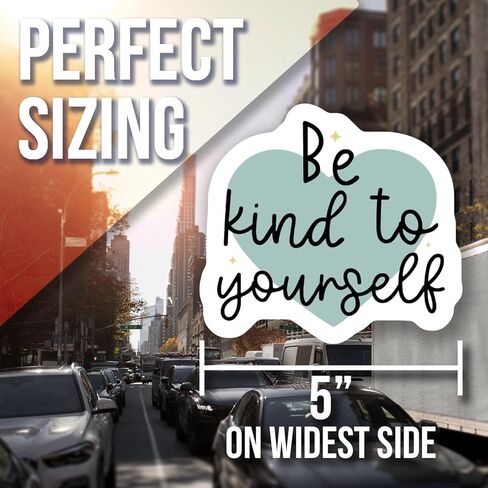 Be Kind to Yourself Magnet - Inspirational Quote Magnet - Motivational Fridge Magnet - Positive Message Magnet - Heart Shape Magnet - Car Magnet AAMT1621 in Kuwait