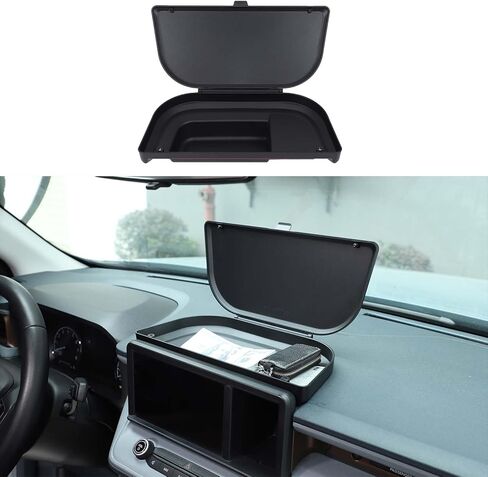 TOYCIDFG Dashboard Storage Organizer Tray with Lid for Ford Maverick 2022-2024, Behind Screen Pocket Organizer Insert Accessories in Saudi Arabia