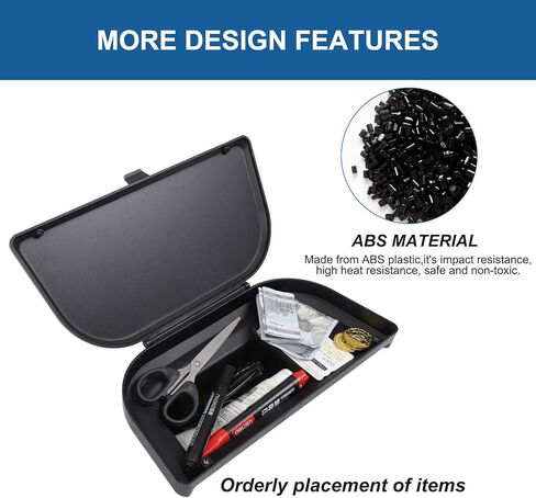 TOYCIDFG Dashboard Storage Organizer Tray with Lid for Ford Maverick 2022-2024, Behind Screen Pocket Organizer Insert Accessories in Saudi Arabia
