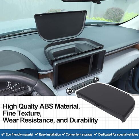 TOYCIDFG Dashboard Storage Organizer Tray with Lid for Ford Maverick 2022-2024, Behind Screen Pocket Organizer Insert Accessories in Saudi Arabia
