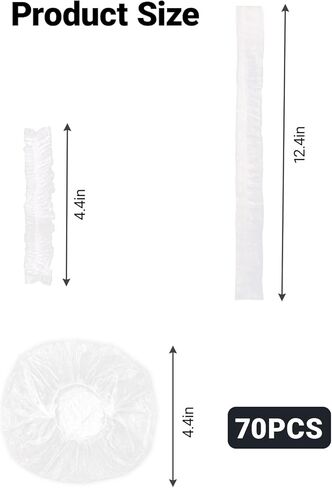 70pcs Disposable Luggage Wheel Covers, Non-Dirty Fabric Suitcase Wheel Protector Socks, Dustproof Wrap Booties for Travel Spinner Carry-On Wheels, Keeps Floors, Beds, Car Seats & Rooms Clean in Saudi Arabia