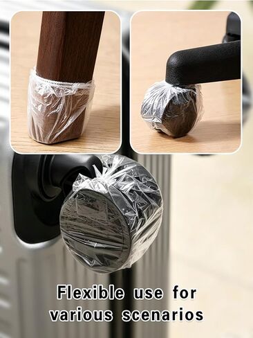 70pcs Disposable Luggage Wheel Covers, Non-Dirty Fabric Suitcase Wheel Protector Socks, Dustproof Wrap Booties for Travel Spinner Carry-On Wheels, Keeps Floors, Beds, Car Seats & Rooms Clean in Saudi Arabia