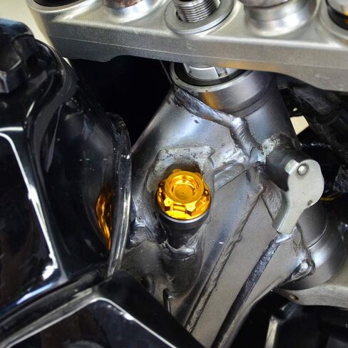 مقياس مستوى توصيل زيت المحرك الذهبي من NICECNC متوافق مع سوزوكي DRZ400 DRZ400E DRZ400S DRZ400SM 2000-2022 in Kuwait