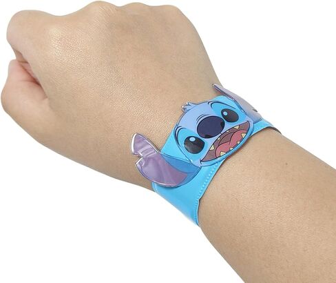 أساور LUV HER Stitch 3 للفتيات - سوار معصم ممتع يتميز بغرز وملاك - مقاس قابل للتعديل - هدية أو هدية لحفلة عيد الميلاد - للأعمار من 3 سنوات فما فوق in Kuwait