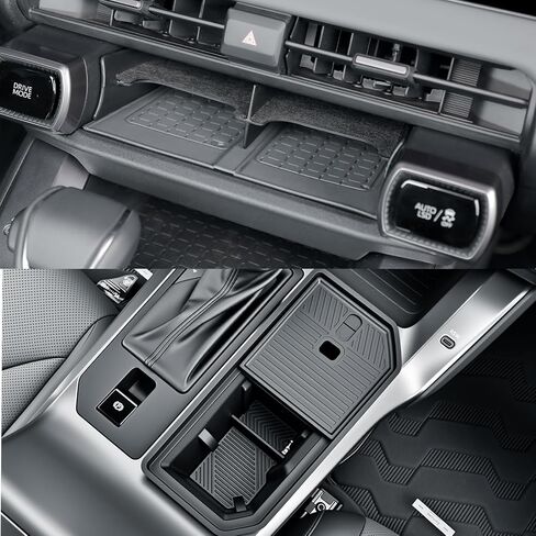 BIBIBO 2Pack for 2026 Toyota RAV4 Center Console Organizer 2026 RAV4 Console Front Passenger Organizer Tray+ Extra Storage Box Drawer 2026 Toyota RAV4 Accessories in Saudi Arabia