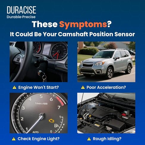 DURACISE Camshaft Position Sensor Compatible with 2011-2022 Subaru Forester, 2016-2023 Crosstrek, 2012-2017 Outback, Impreza, 2015-2022 WRX, BRZ, Legacy & Scion FR-S | OEM #22056-AA270, SU00300414 in Kuwait