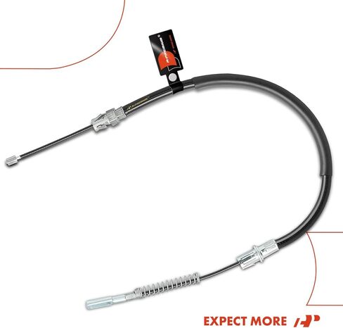 A-Premium Rear Driver Side Parking Brake Cable Assembly Compatible with Dodge Models: Dakota 2003-2004, RWD Only - Replace# 52010289AB in Kuwait