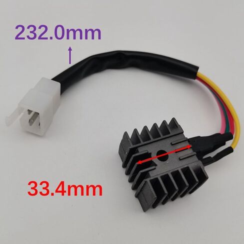 6V Voltage Regulator Rectifier for Honda SL100 SL125 CB125 S CB125S CL125 SB100 CB100 CL100 XL100 CT90 31700-107-782 31700-102-731 1970 1971 1972 1973 1974 1975 1976 1977 1978 24-223 in Kuwait