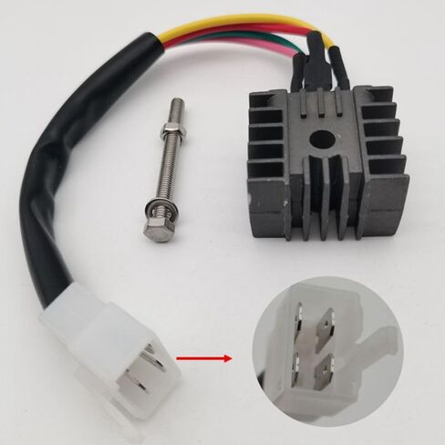 6V Voltage Regulator Rectifier for Honda SL100 SL125 CB125 S CB125S CL125 SB100 CB100 CL100 XL100 CT90 31700-107-782 31700-102-731 1970 1971 1972 1973 1974 1975 1976 1977 1978 24-223 in Kuwait