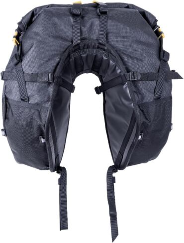 Giant Loop Coyote Saddlebag, Water-resistant Motorcycle Storage Bag, 39-Liters Capacity to Carry Small & Large Gear, Fits Any Dirt Bike, Enduro, Adventure & More (Black) in Saudi Arabia