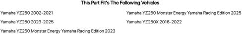 Tusk Radiator Hose Kit Blue Compatible with Yamaha YZ250 2002-2021, 2023-2026 in Kuwait
