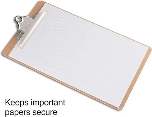 Staples Hardboard Clipboard, Legal Size, Brown, 3‑Pack – Durable Office Clipboards in Saudi Arabia