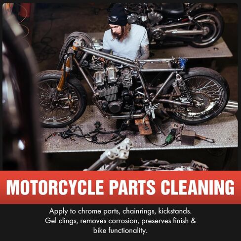 Enviro Rust Wash – Heavy Duty Iron Remover for Car Rims & Wheels – Metal Decon for Brake Dust, Rust, and Oxidation – Safe on Stainless Steel & Motorcycle Use - Gel - 33.8 FL OZ - Bottle in Saudi Arabia