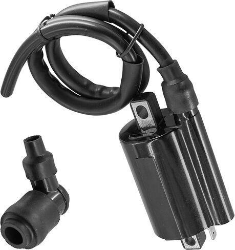 Caltric Ignition Coil with Spark Plug Boot Cap Compatible with Kawasaki 21130-2060 21121-2092 in Kuwait