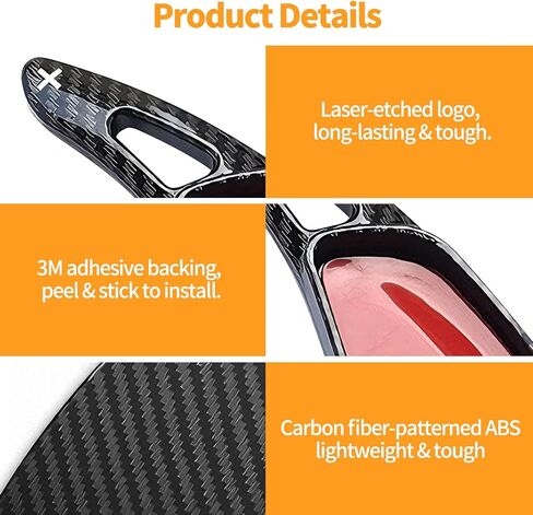 تمديد مجداف عجلة القيادة لسيارات BMW X3 X5 X1 X7 X6 X4 X7 Z4 M 3 5 6 7 8 228i 330i 430i 530i G Series Accessories، غطاء محولات مجداف عجلة القيادة (نمط ألياف الكربون ABS) in Kuwait
