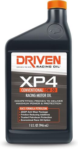 Driven Racing Oil XP4 Conventional 15w-50 Motor Oil 1 Quart Bottle in Kuwait