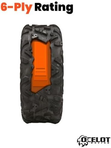 إطار Ocelot Knight 19 x 7-8 ATV/UTV لجميع التضاريس - جر وتحكم استثنائي | مقاومة للثقب والتآكل | قبضة مثالية لتعزيز القدرة على المناورة على الطرق الوعرة in Kuwait