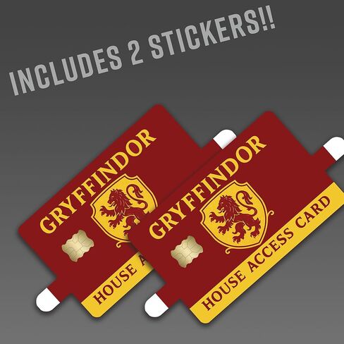 Wizard House Griffin Access Card – Credit Card Skin Sticker Cover Decal Wrap 2-Pack – Fantasy School Crest Series in Saudi Arabia
