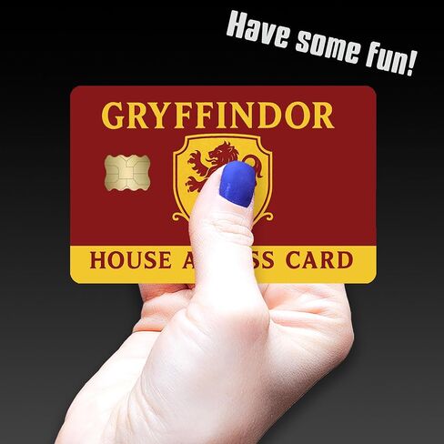 Wizard House Griffin Access Card – Credit Card Skin Sticker Cover Decal Wrap 2-Pack – Fantasy School Crest Series in Saudi Arabia