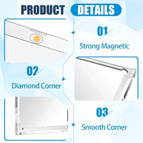 18Pcs 100PT Magnetic Card Holders, Clear Acrylic Magnetic Card Case for Trading Cards Sports Cards Baseball Football Basketball Hockey in Saudi Arabia