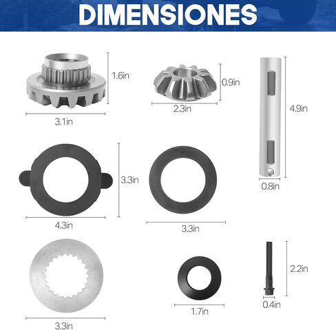 31 Spline Differential Spider Gear Kit Clutch Kit For 1986-2013 8.8" Truck rearend Part Number# F8.8CPK ZIKF8.8T/L31 ZIKF8.8-T/L-31 ZIKKF8.8T/L31 ZIKKF8.8T/L31 in Saudi Arabia