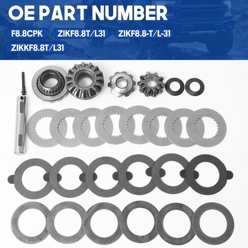 31 Spline Differential Spider Gear Kit Clutch Kit For 1986-2013 8.8" Truck rearend Part Number# F8.8CPK ZIKF8.8T/L31 ZIKF8.8-T/L-31 ZIKKF8.8T/L31 ZIKKF8.8T/L31 in Saudi Arabia