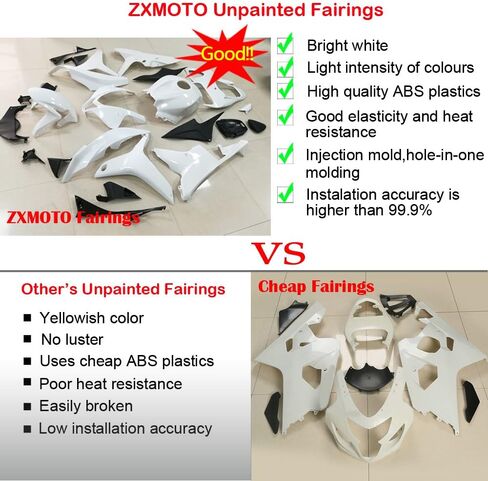 Unpainted Motorcycle Fairing Kit Fit for Suzuki GSXR 600/GSXR 750 K8 2008 2009 2010 in Kuwait