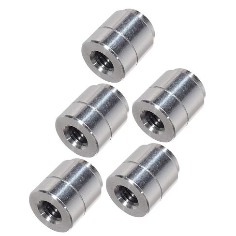 5pc Aluminum 3/8"-16 Weld On Bung Female Nut Threaded Insert Weldable Inch 3/8" in Kuwait