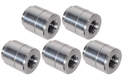 5pc Aluminum 3/8"-16 Weld On Bung Female Nut Threaded Insert Weldable Inch 3/8" in Kuwait