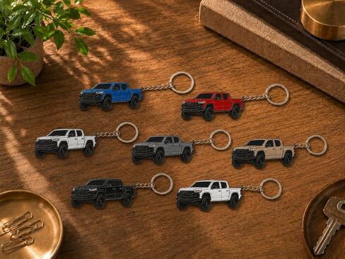 Colorado Metal Keychain - Compatible with Chevy Colorado Accessories and others Toy Truck Gifts Men Key Fob in Saudi Arabia