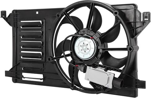 Radiator Cooling Fan for 2010-2013 Mazda 3 2.0L & 2.5L, 82cm, Metal, 3-Pin, Forced Air, Radiator Compatible, 1 Year Warranty in Kuwait