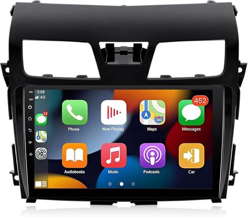 10 inch Android 13 Wireless CarPlay Android Auto Car Radio Receiver for Nissan Altima 2013-2018, 2+32G Touch Screen Car Stereo with WiFi Bluetooth FM RDS GPS Navigation DSP SWC AHD Backup Camera in Saudi Arabia