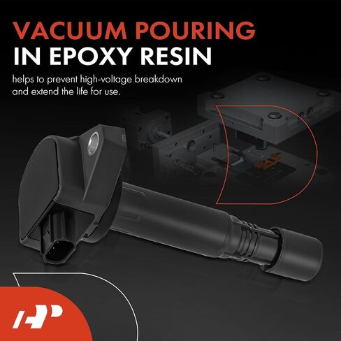 A-Premium Engine Ignition Coil Pack Compatible with Honda Pilot 2009-2015, Ridgeline 2009-2014 & Acura MDX 2010-2013, RDX 2013-2015, ZDX 2010-2013, 3.7L 3.5L in Kuwait