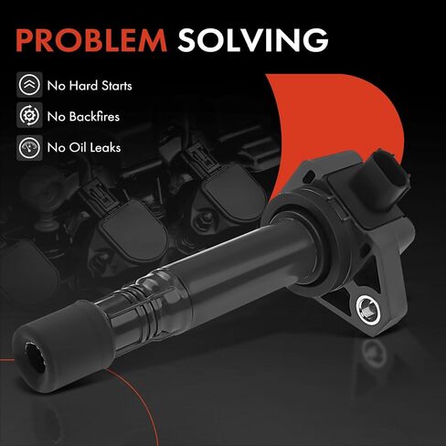 A-Premium Engine Ignition Coil Pack Compatible with Honda Pilot 2009-2015, Ridgeline 2009-2014 & Acura MDX 2010-2013, RDX 2013-2015, ZDX 2010-2013, 3.7L 3.5L in Kuwait